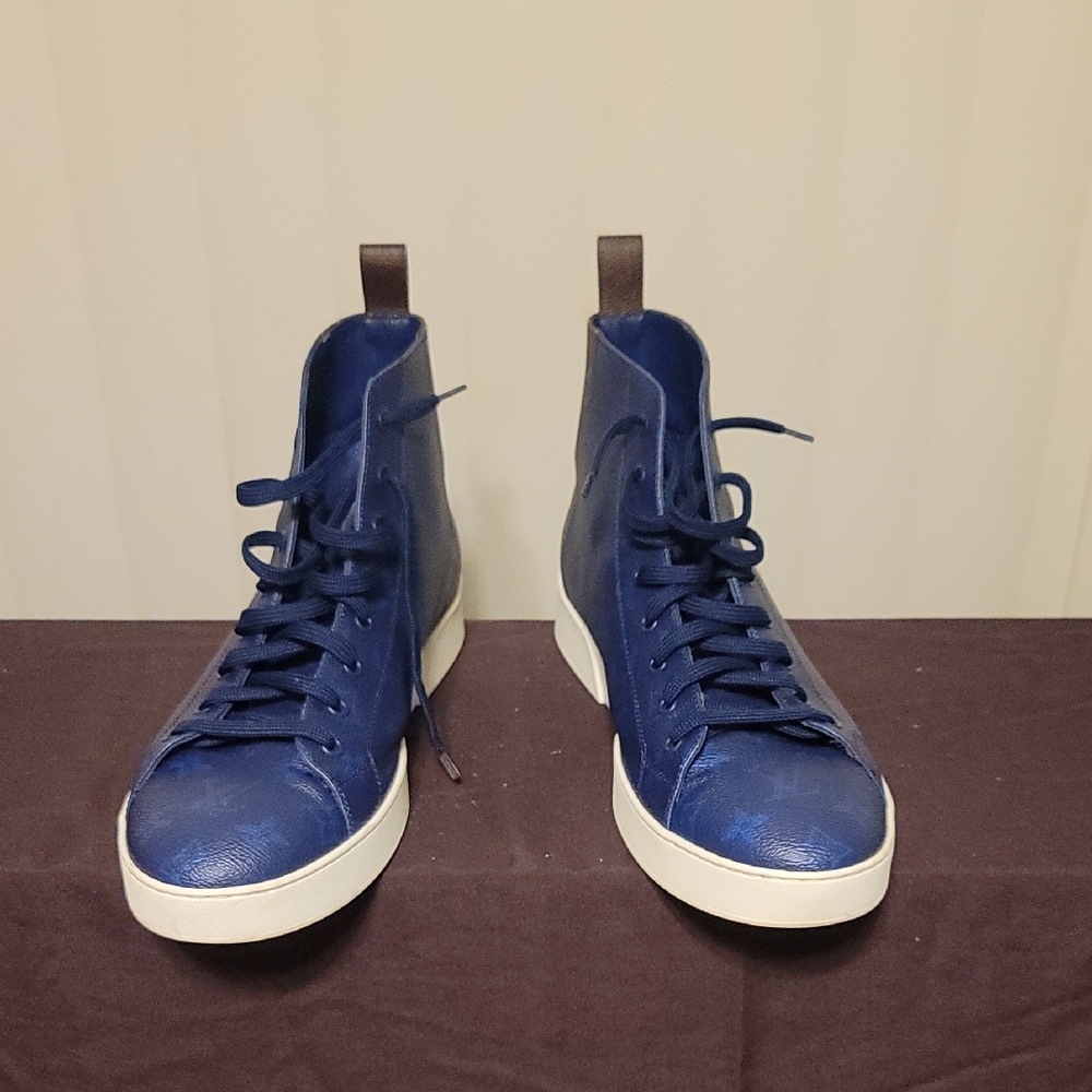 Louis Vuitton Navy High-Top Sneakers